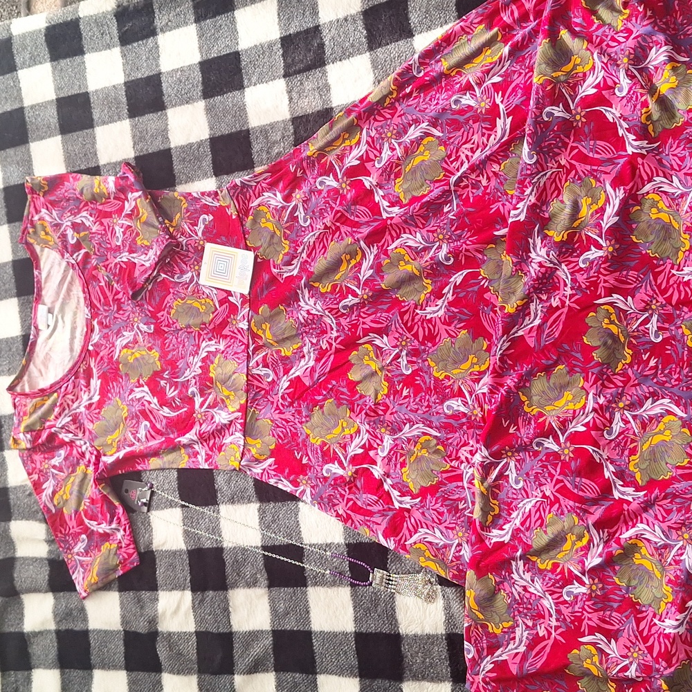 XL Lularoe Anna Dress NWT with jewlery